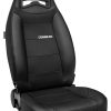 Corbeau Moab Black Vinyl/Cloth Reclining Seat