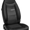Corbeau Moab Black Vinyl (No Harness Slot) Reclining Seat