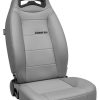 Corbeau Moab Grey Vinyl/Perforated Vinyl Reclining Seat