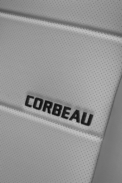 Corbeau Moab Grey Vinyl/Perforated Vinyl Reclining Seat - Image 5