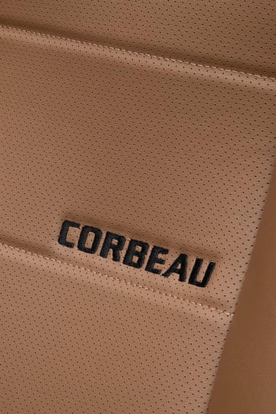 Corbeau Moab Tan Vinyl/Perforated Vinyl Reclining Seat - Image 5