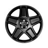 Project Kahn Mondial Retro RS-Forged Light Alloy Wheels - 9.5x22" Satin Black for 2020+ Defender 90/110/130