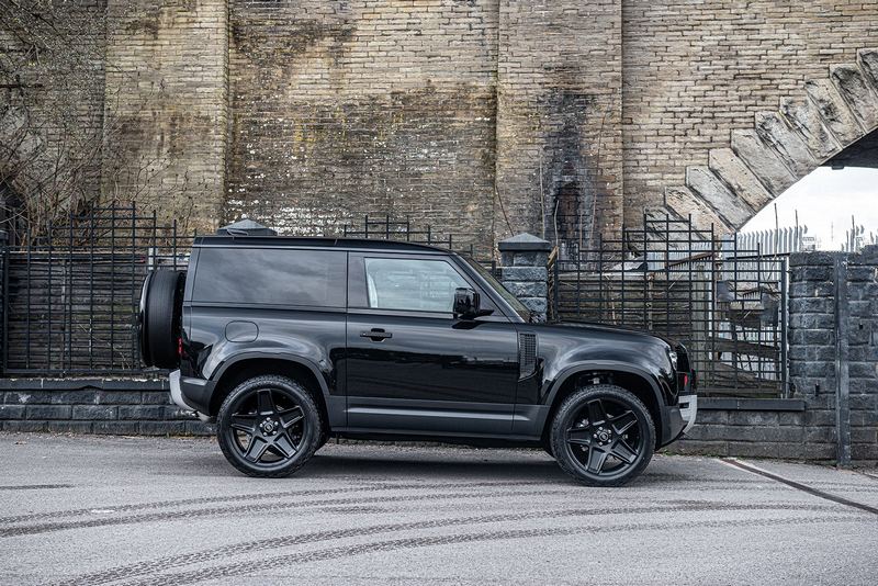 Project Kahn Mondial Retro RS-Forged Light Alloy Wheels - 9.5x22" Satin Black for 2020+ Defender 90/110/130 - Image 2