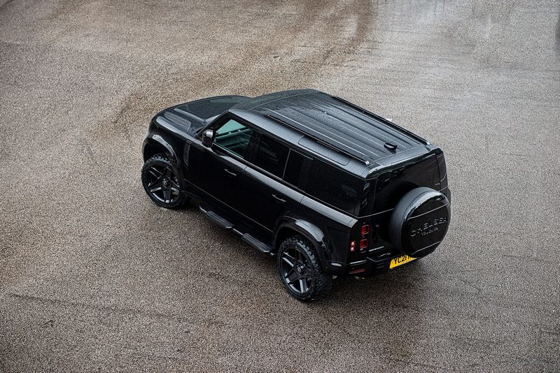 Project Kahn Mondial Retro RS-Forged Light Alloy Wheels - 9.5x22" Satin Black for 2020+ Defender 90/110/130 - Image 6