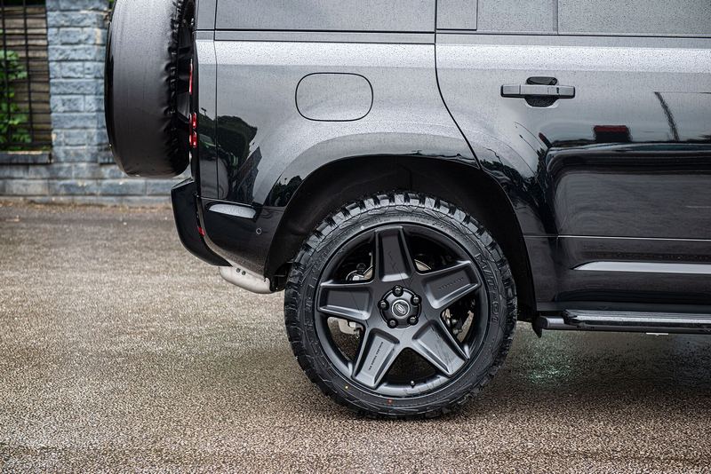 Project Kahn Mondial Retro RS-Forged Light Alloy Wheels - 9.5x22" Satin Black for 2020+ Defender 90/110/130 - Image 7