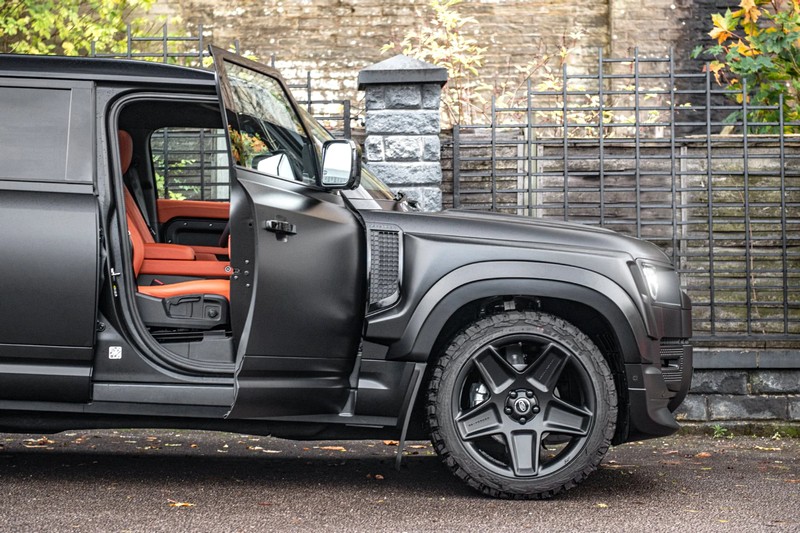 Project Kahn Mondial Retro RS-Forged Light Alloy Wheels - 9.5x22" Satin Black for 2020+ Defender 90/110/130 - Image 9